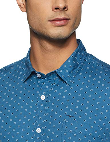 Image of Flying Machine Men's Printed Slim Fit Shirts