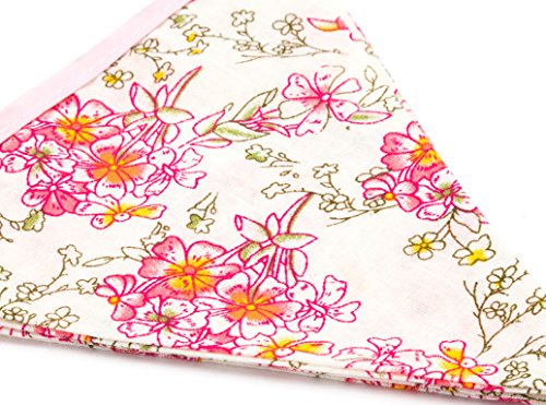 Lovenjoy Floral Fabric Bunting Banner Shabby Chic Tea Party Garland #TOP3
