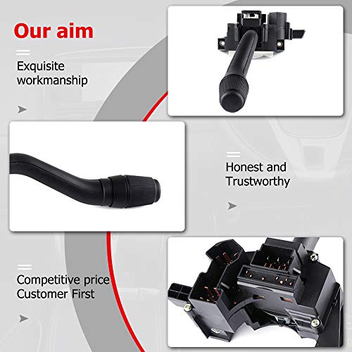 Cciyu Multifunction Combination Switch Turn Signal Switch Replacement Fit For 1992 1993 1994 1995 1996 1997 For Ford F3Tz13K359B,F8Tz13K359Ab,F3Uz13K359C,F3Ta13K359Da #TOP3