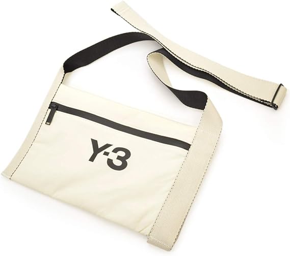 Amazon Y 3 ワイスリー ショルダーバッグ メンズ レディース サコッシュ 鞄 ロゴ Ey3w005 Gl6386 Y 3 Ch3 Sacoche Cream White Black Y 3 ワイスリー シューズ バッグ