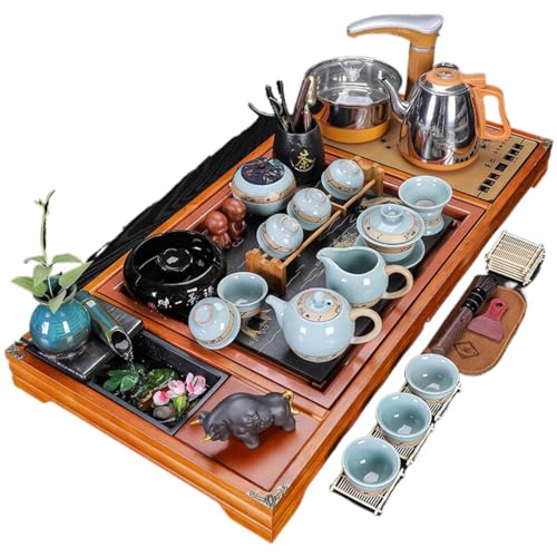 Juego de té Gongfu de alta calidad con sistema automático y tetera inteligente