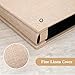 potricher Small Photo Album 4x6 300 Photos Linen Cover Picture Photo Book for Family Wedding Anniversary Baby Vacation (Beige,300 Pockets)