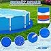 RGJ 18 Ft Pool Liner Pad for Round Above Ground Pools, Thickened Pool Mat Tarp for Under Pool, Dual-Color Pool Ground Pad Cloth Floor Mat for Pool Bottom, Puncture Protection & Extend Liner Life
