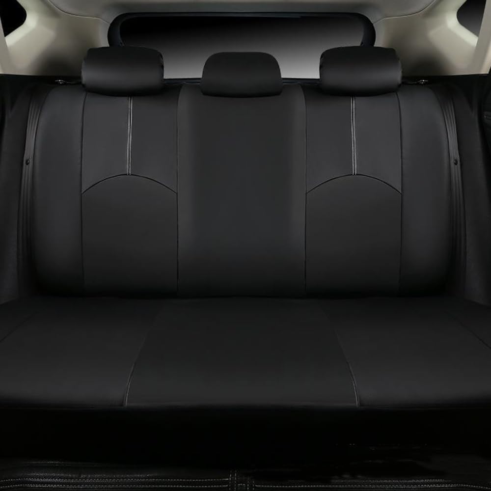 Housse Siege Voiture pour MG3/MG3 Hybrid+ / MG5, 9 Pièces Protection Siège Auto en Cuir PU Imperméables Respirantes Résistantes à l'usure,D