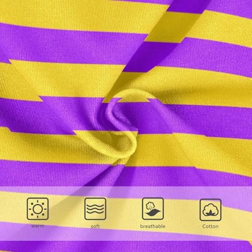 Yellow Purple Stripe Toddler Girls's Underwear 2T3