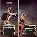 Yes4All Adjustable Soft Plyo Box, Stackable Box Jumps for Home Gym, 440 Lbs Capacity Plyometric Jump Box for Exercises and Conditioning - Black - 6