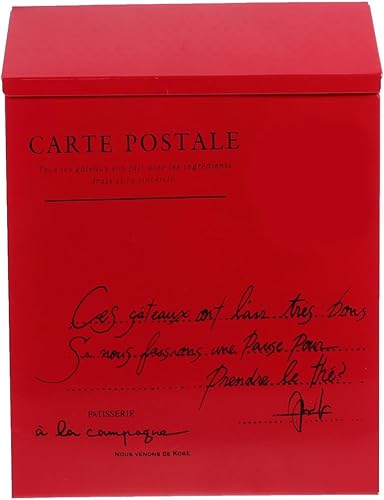 Uonlytech Caja de bloqueo de montaje en pared para buzón rojo, decoración plateada, con cerradura para periódicos retro, caja de quejas