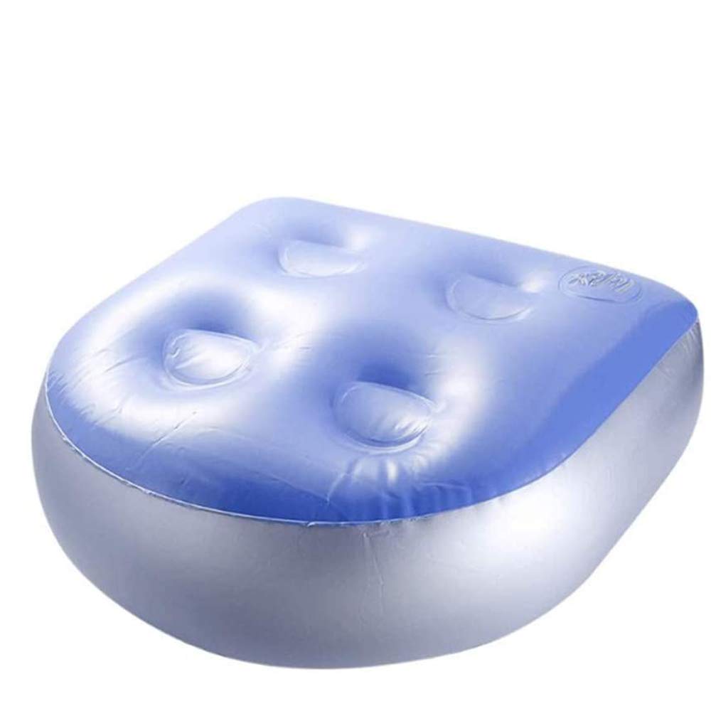 4 asientos elevadores para bañera de hidromasaje inflable, asiento multifuncional con succión, para adultos y niños en casa, spa y descanso (azul, 4 piezas)