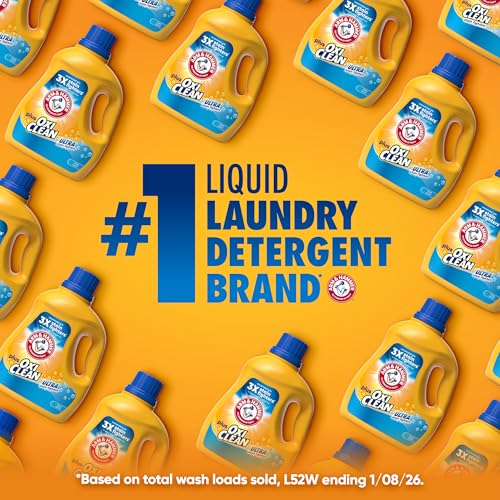Image of ARM & HAMMER Plus OxiClean Ultra Stain Fighters Liquid Laundry Detergent