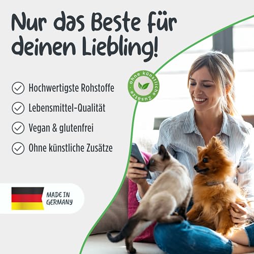 Pets Protect KARTOFFELFLOCKEN für Hunde & Katzen 1 kg | Barf Zusatz in Lebensmittel-Qualität | Deutsche Herstellung | Getreidefrei & glutenfrei | Flocken ohne künstliche Zusätze für Hund