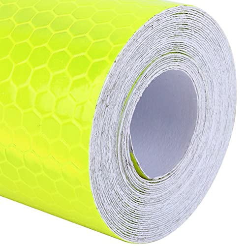 FTVOGUE Fluorescencja czyste bezpieczeństwo odblaskowa samochodowa naklejka ścienna taśma ostrzegawcza rolka 300 cm