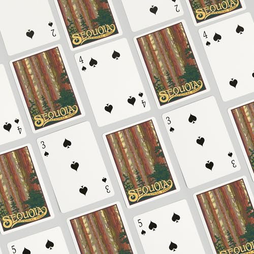Mazo de 52 cartas para póker, Sequoia National Park miniatura 4