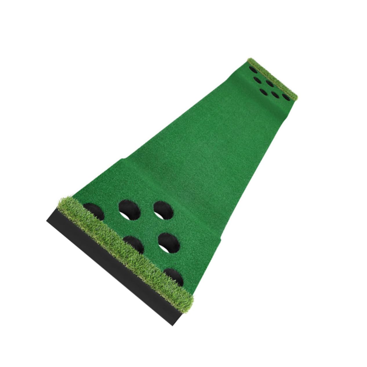 Kisangel Multi-Hole Putting Pad for Indoor Golf Practice and Convenient Golf Training Mat for Home Office and Outdoor Use for Beginners and Skill Improvement