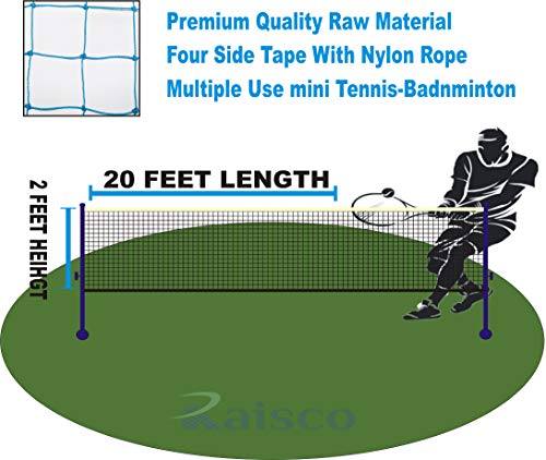 Raisco R716F Nylon Badminton Net (Blue) 5 51aRHcc8GrL