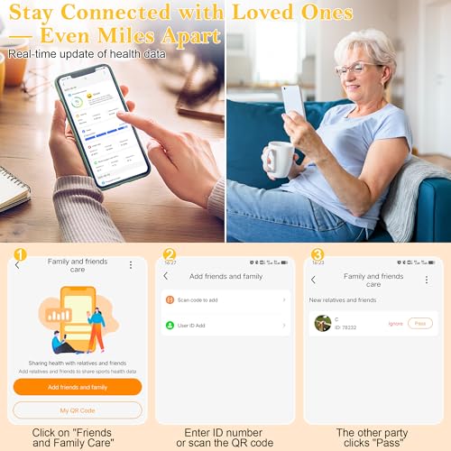 Smart Bracelet for Women, Health Activity Fitness Trackers, 24/7 Heart Rate, HRV, Blood Oxygen & Stress Monitor, 24H Sleep Tracker, Smart Wristband with 2 Bands, Free APP for iOS & Android, Green - Thumbnail 6