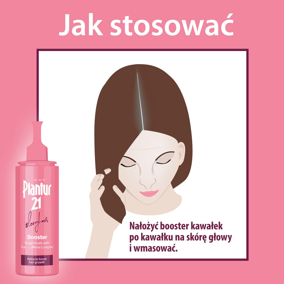 Plantur 21#longhair Szampon, Odżywka i Serum do Włosów Długich i Lśniących | Zestaw do Poprawy Porostu Włosów