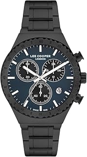 لي كوبر ساعة متعددة الوظائف بمينا ازرق للرجال - LC07853.690