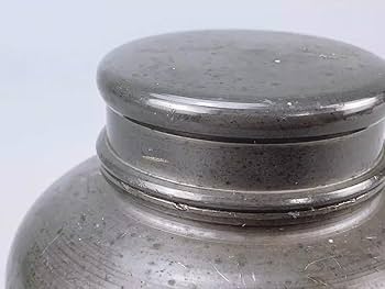 中国　古錫　点銅款　茶壷　茶心壷　約842g　F　R4151 中国 古錫 点銅款 茶壷 茶心壷 約842g F R4151
