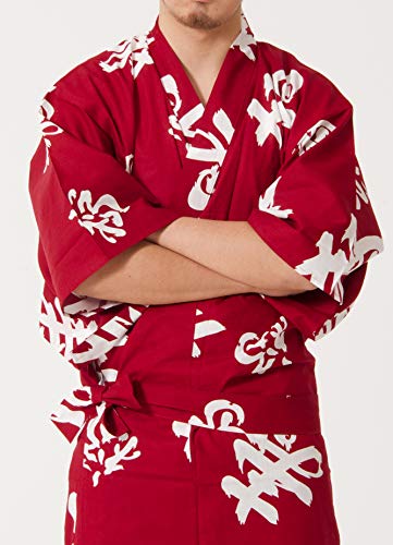 Image of Dita Tokyoin Traditional Made In Japan Cotton Yukata Robe (Japanese Pajama Kimono) Easy Wearing set2