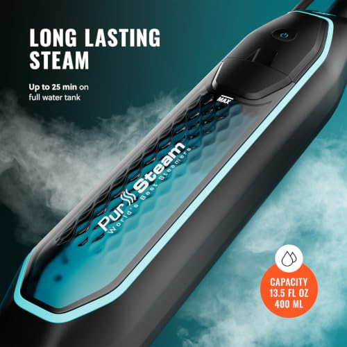 Image of Pursteam New & Improved ScrubMaster Steam Mop with Dual Scrubbing LED Head