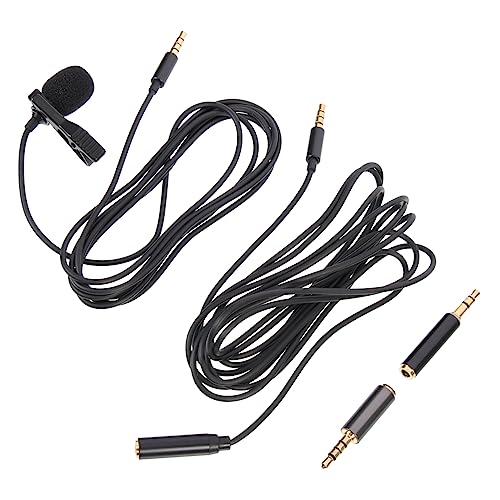 ERINGOGO 2Sets Microphone Interview Kit for Sound Recording Complete Mic Accessories Bundle for Phone Computer Durable Materials for Streaming Podcasts and Interviews