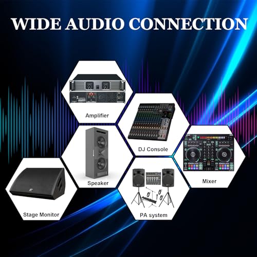 Kit conector Speakon 8 polos, 2 sets compatible NL8FC miniatura 3