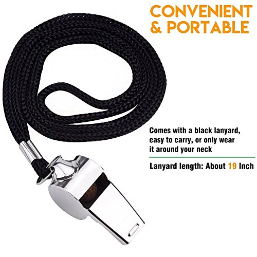 Friencity Referee Card Set Red Yellow Cards And 2 Pieces Coach Referee Metal Whistles With Lanyard Bulk, Extra Loud Stainless Steel Whistle For School Sports, Soccer, Football, Basketball #TOP4