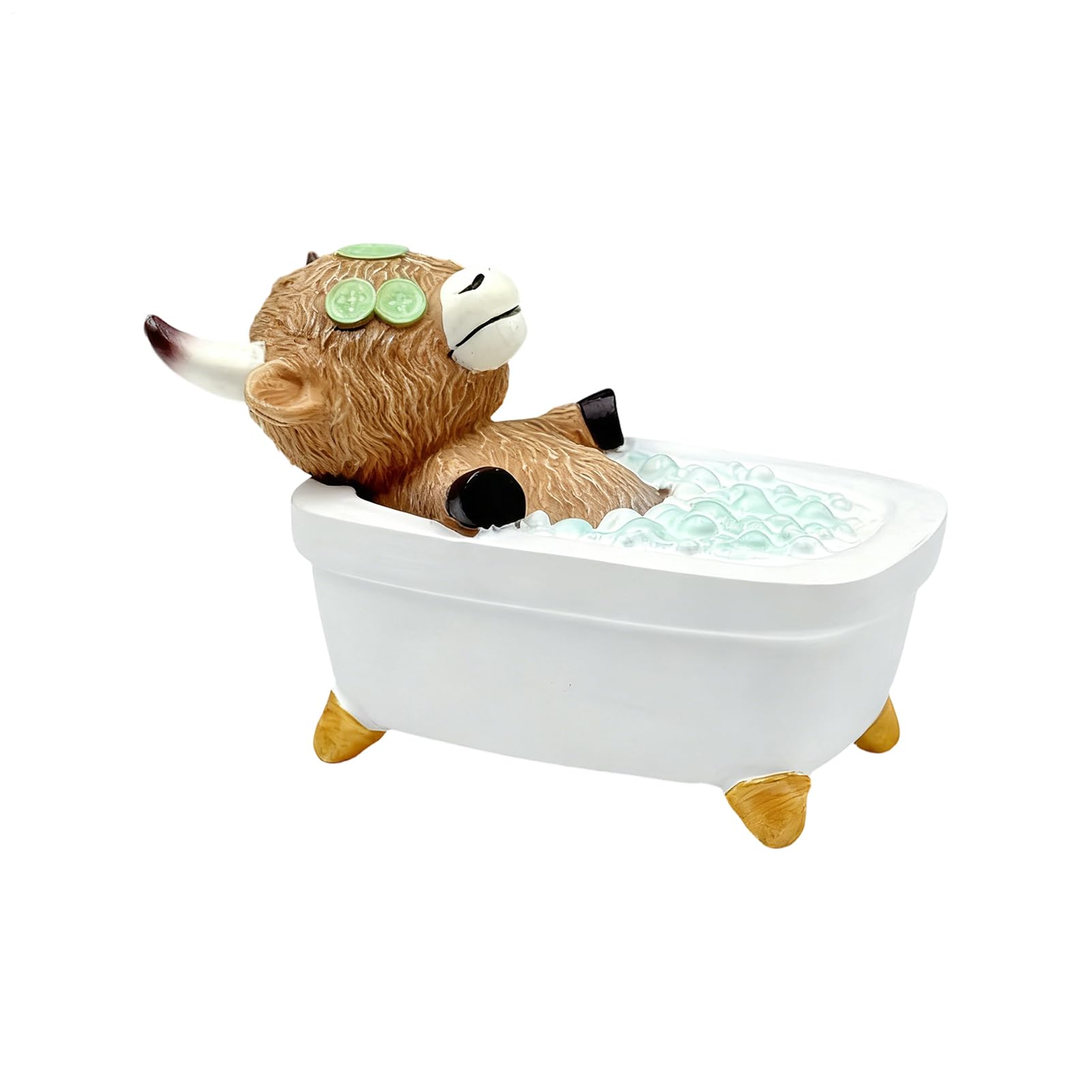 Résine animale décorative et amusante avec socle antidérapant pour table