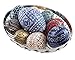 SFamily 16pcs Artificial Lifelike Durable Plastic Chicken Duck Bird Goose Eggs Fake Food Props for Home Kitchen Christmas Easter Farm Party Basket Decor
