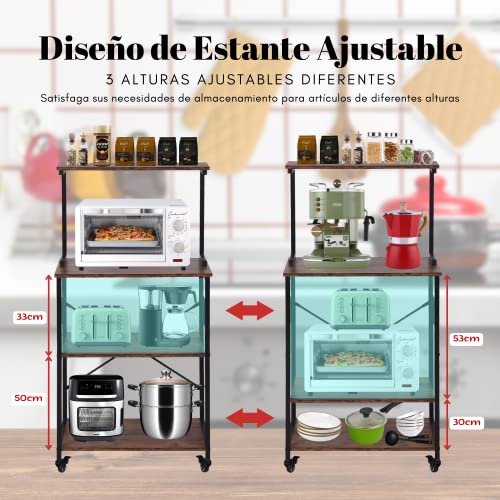 Cocina, Home muebles microondas madera Marca GOMYHOME (2)