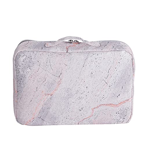 Image of Traveler's Choice Cloverland Packing Cubes 5 Piece Set, Marble Pink