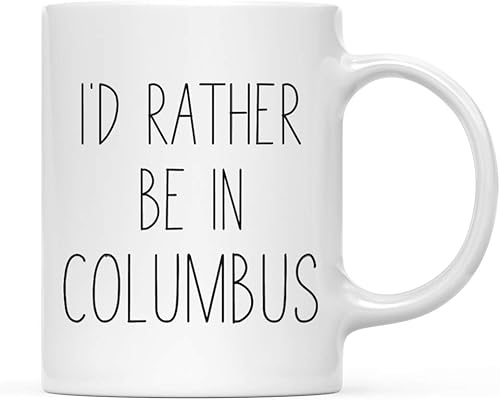 Miniatura 30 de Andaz Press Taza de café de 11 onzas con texto en inglés «I'd Rather Be in Nashville, Tennessee», 1 paquete, regalo de larga distancia