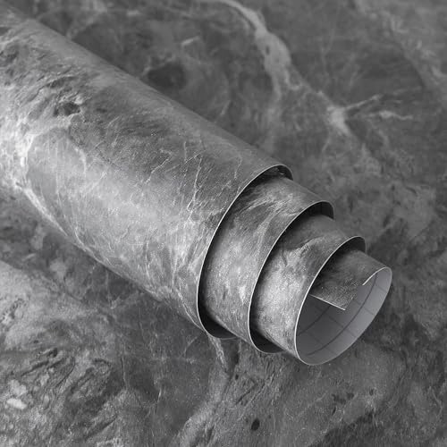 BAYYA Extra Wide Countertop Contact Paper Marble Peel and Stick Wallpaper