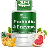 GLP-1 Support Enzymes, Pre & Probiotics for Digestive Health, Berberine Weight Loss Support, Akkermansia Muciniphila for Women & Men | Gut Health, Bloating Relief, 30 Ct