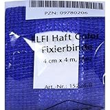 DRACOELFI haft color Fixierbinde 4 cmx4 m blau 1 St