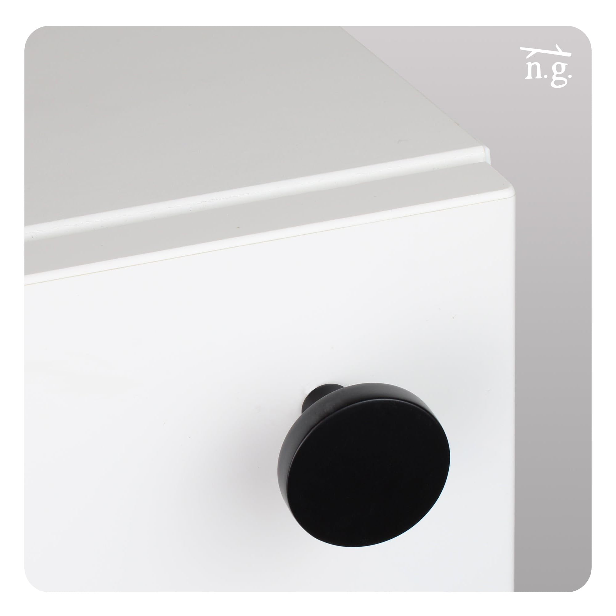 Pack De 10 Tiradores Hexagonales Para Muebles - Pomos De Metal Cepillado, Colores Varios, Compatibles Con Frentes De 15 A 22 Mm, Fácil Montaje