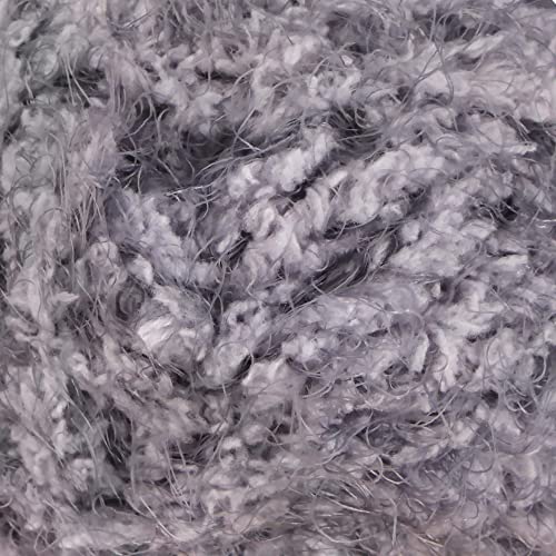JubileeYarn Baby Bear Yarn - Chunky Weight Polyester Fur - 100g/Skein - Smoke Grey - 4 Skeins, 10 Smoke Grey - Image 2