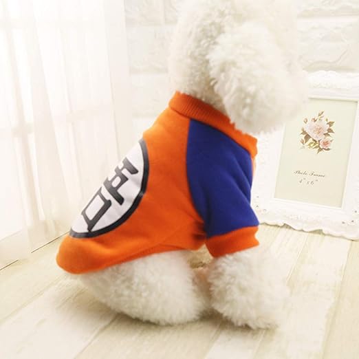 Amazon Cozyswan 人気犬の服 ドラゴンボール 悟空 コットン製 ペット服 秋 冬 秋冬服 シャツ Size L Cozyswan シャツ パーカー 通販