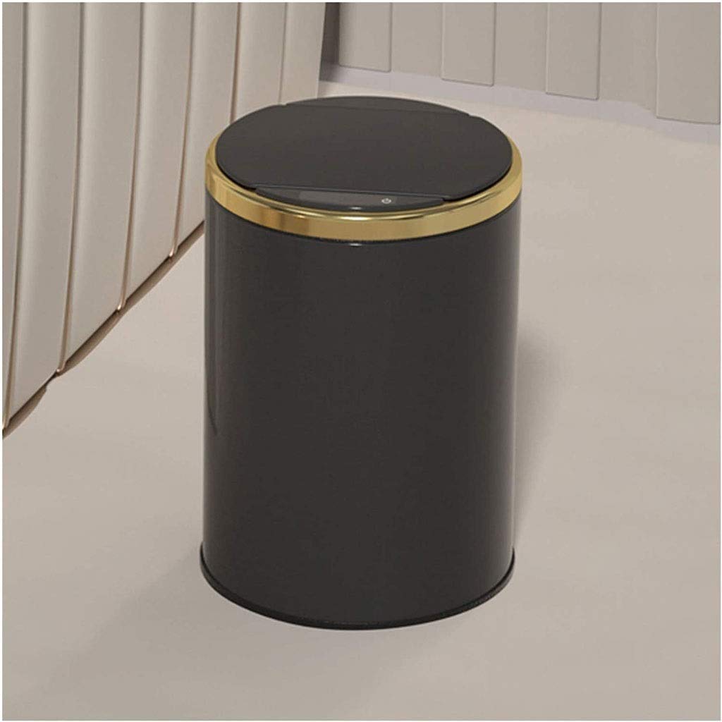 GAROEN Touchless Rechargeable 12L Automatic Trash Can for Living Room Bathroom & Kitchen - Smart Sensor Bin for Home Convenience and Cleanliness
