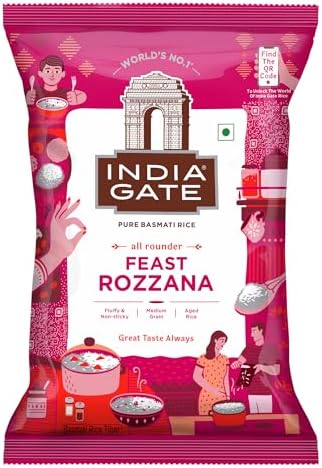 India Gate Basmati Rice Feast Rozzana 1Kg