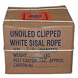 T.W . Evans Cordage 23-400 3/8-Inch by 732-Feet Twisted Sisal Rope