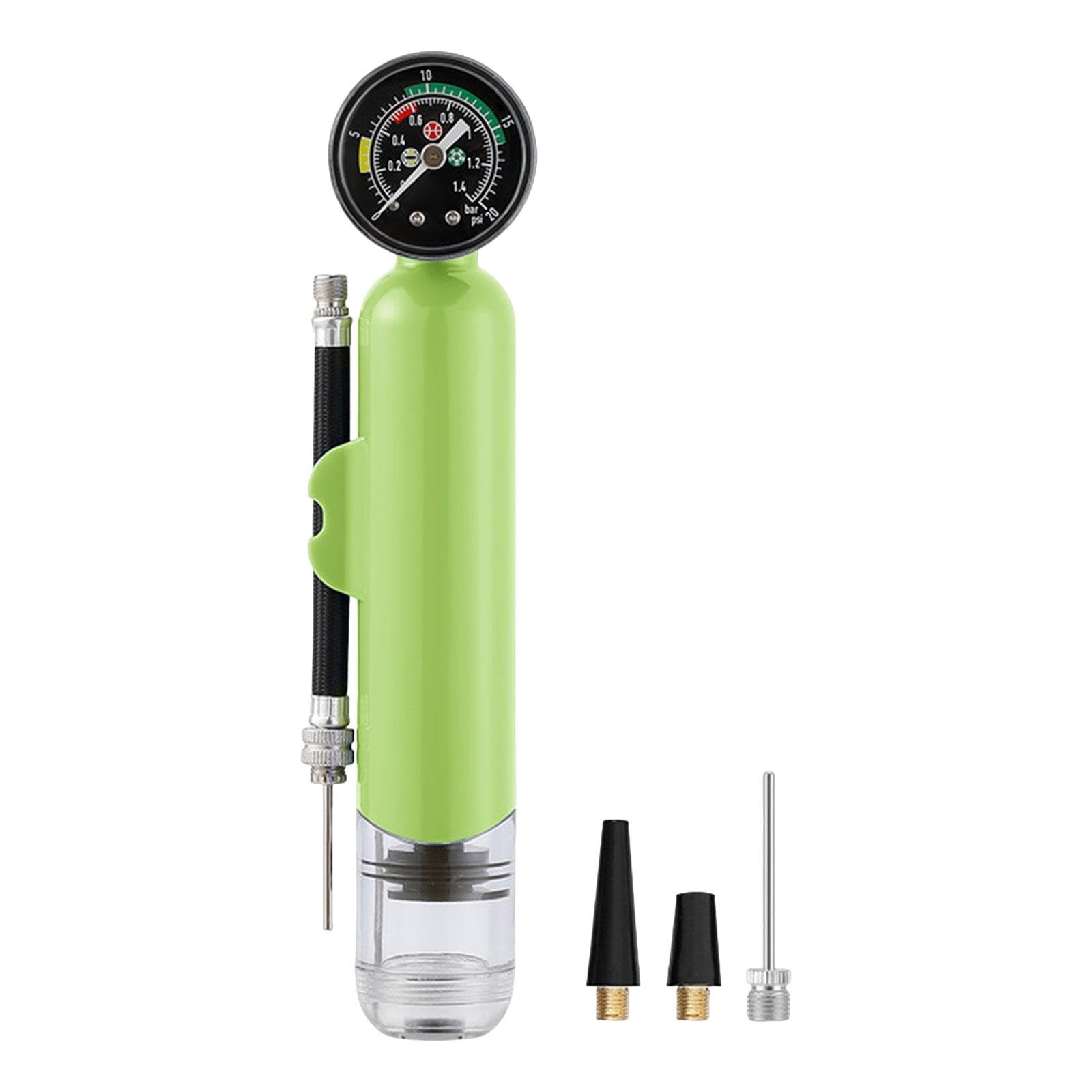 SECRET DESIRE Ball Pump with Pressure Gauge Lightweight Yoga Ball Portable Basketball Pump Green-image-24