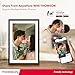 THOMSON 10.1 Inches Digital WiFi Picture Frame, Digital Photo Frame with 32 GB, 1280x800 HD IPS Touch Screen Electronic Frame, Auto-Rotate, Share Photos/Videos Instantly from Anywhere Great Gifts
