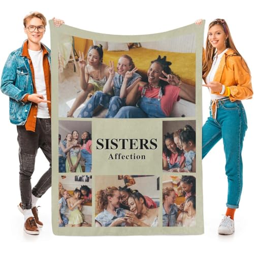 MOSGDBV Plaid Personnalisé Photo – Couverture PersonnaliséE en Flanelle Douce Et Moelleuse avec Photo Texte, Plaid Personnalisable pour Chien, Cadeau Parfait pour Animaux Et Amoureux des Animaux