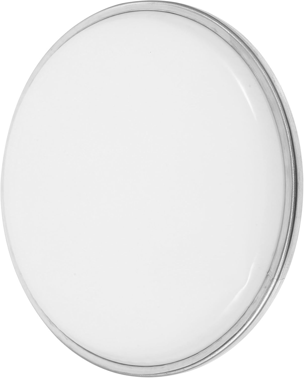 Parche de batería semitransparente doble capa de 12 pulgadas blanco miniatura 1