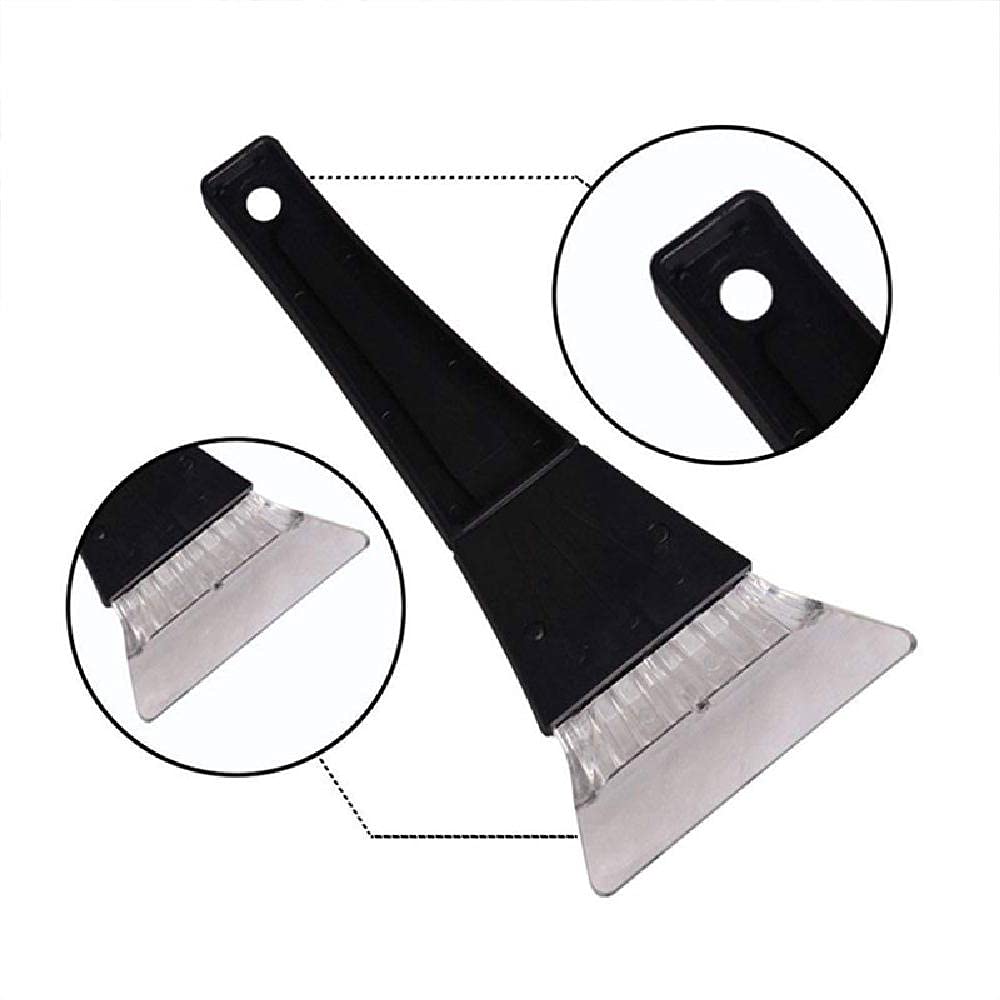 Snow Shovels for Snow Removal, Small Snow Shovel for Car, Lightweight Snow Remover Shovel Scraper, Detachable Winter Snow Remove Tools for Yard Corridor Road - Blue, Black