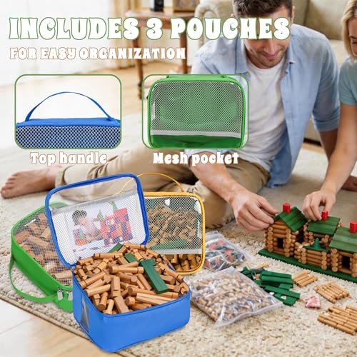 FURIMETY 4 Pack Building Log Storage Bags for Wondertoys 530 Pcs by FURIMETY - Image 3