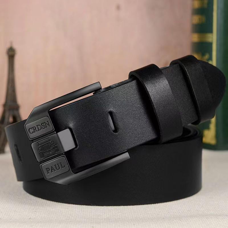 Men’s Belt with Adjustable Buckle, Men's Belt Fashion & Classic for Dress and Casual, Anti-Split Edge Design3