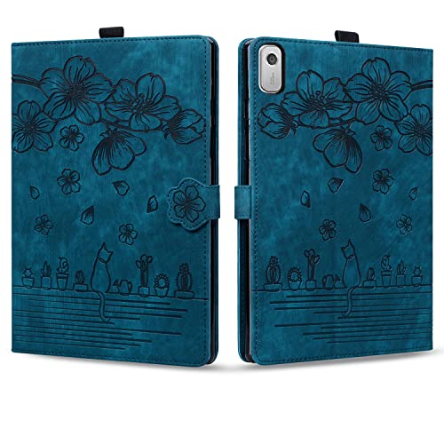 Rosbtib Case for Lenovo Tab M9 HD 9 Inch (TB-310FU) PU Leather Flip Case Stand TPU Cover Protective Case with Card Slot for Lenovo Tab M9 2023