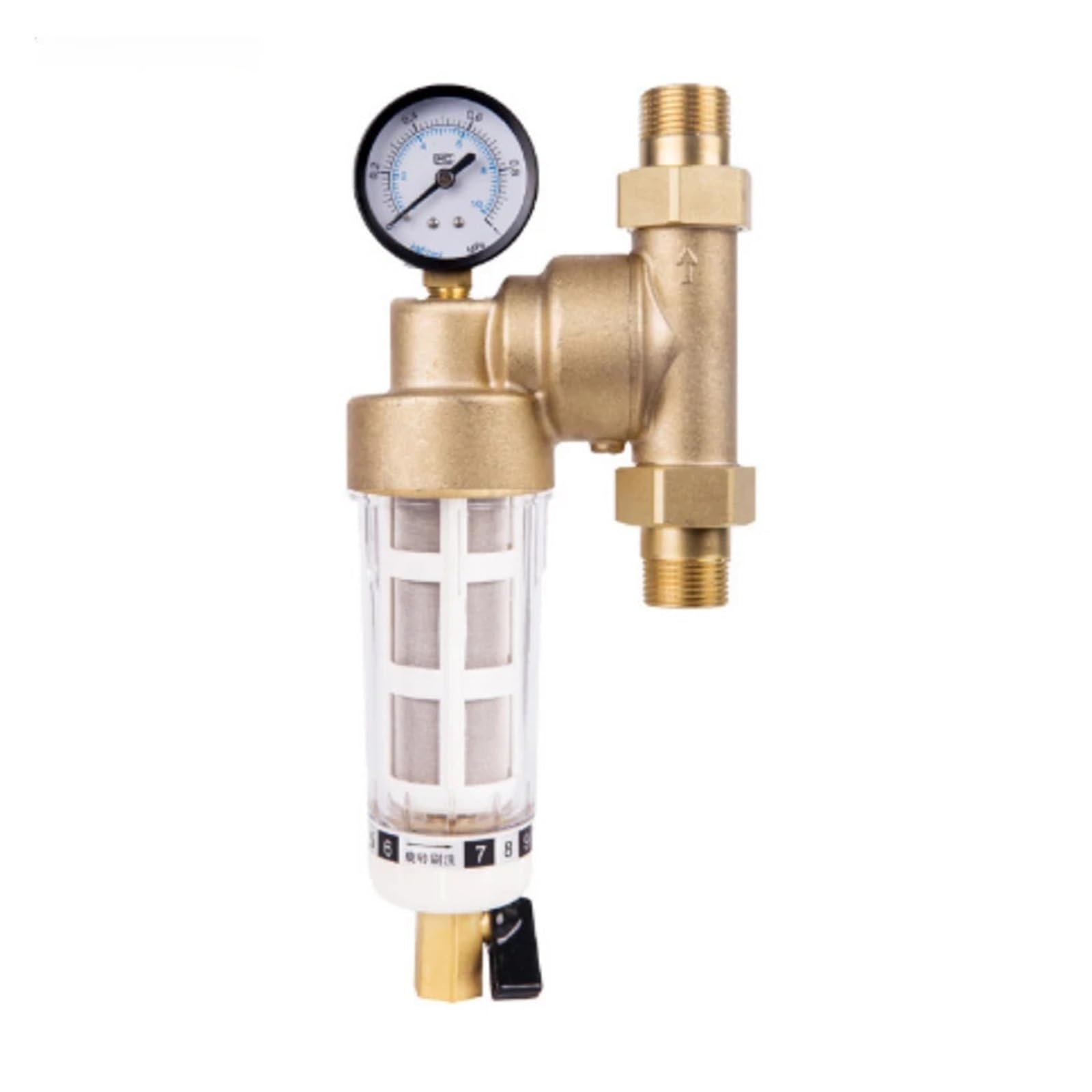 Purificador de agua Universal for el hogar, prefiltro, filtros de agua, purificador frontal, purificación de agua Central, accesorios PPR, 1 ud.